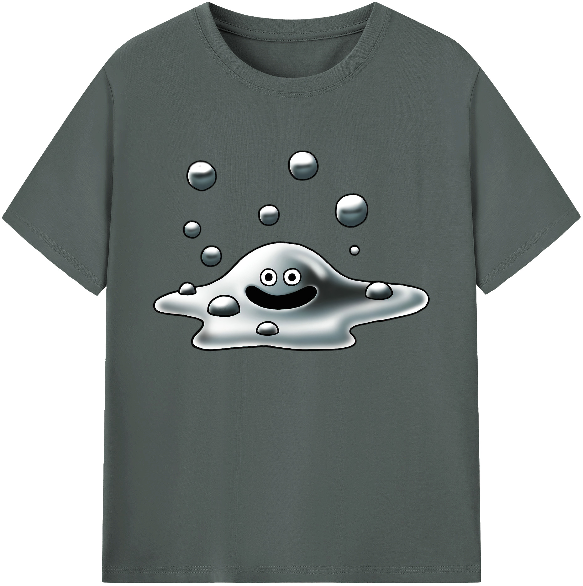 （画像用） ドラゴンクエスト Doragon Kuesuto Dragon Quest 綿100％ メンズ半袖Tシャツ｜肌触りやわらか＆通気性